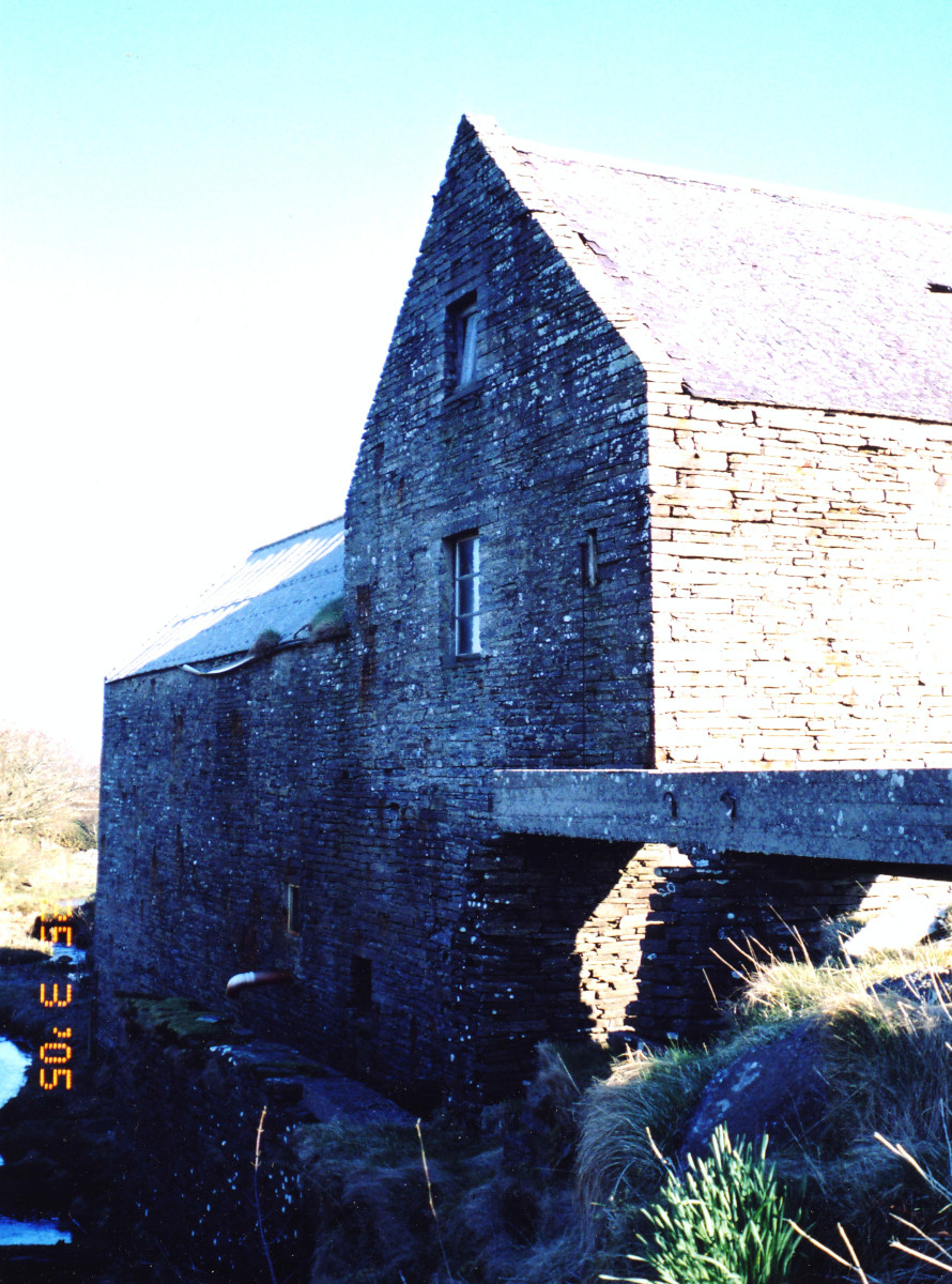 Mill from West-Northwest before restoration